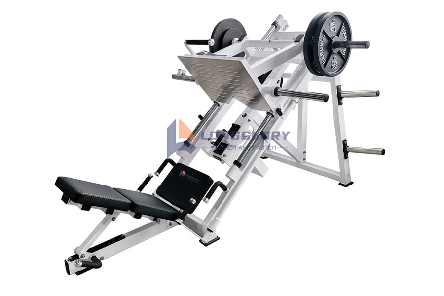 Hvordan bruger man en benpres i et fitnesscenter?