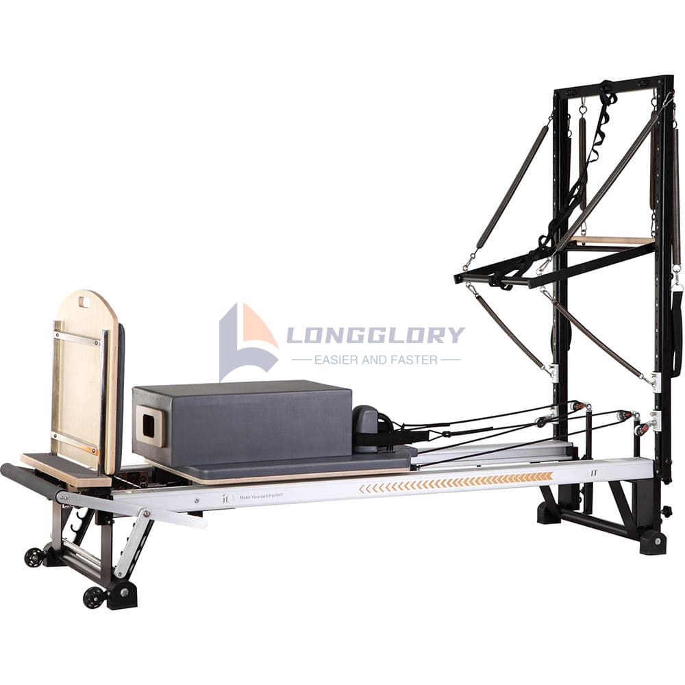 Aluminium Pilates Reformer med Halvtårn