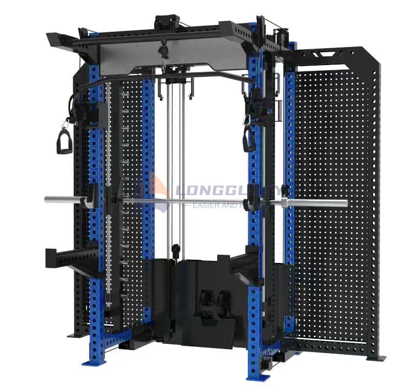 Kommercielt multifunktionelt Smith Machine Power Rack
