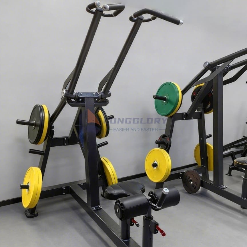Konvergent lat pulldown -maskine