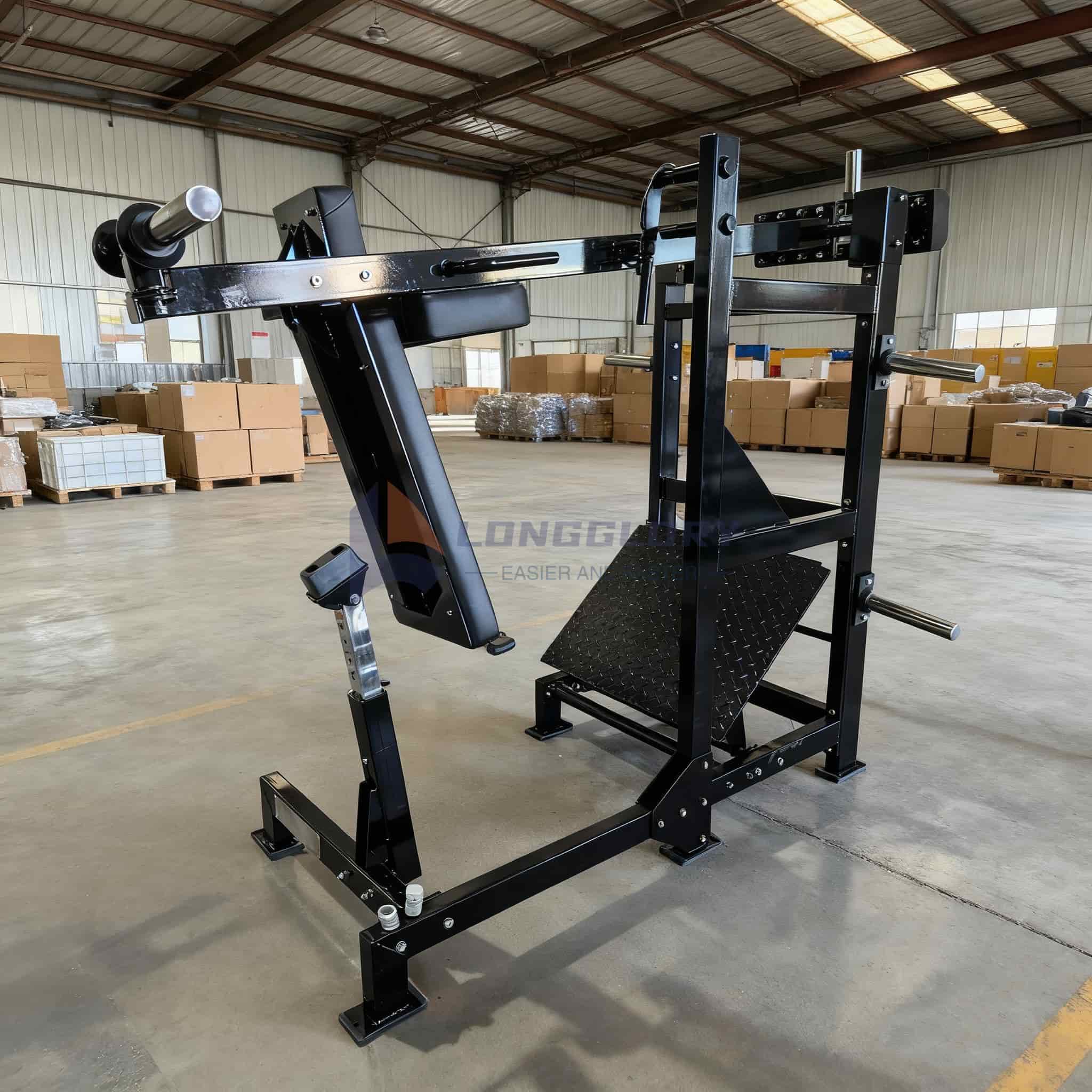 Pladebelastet Pendulum Squat Machine